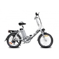 Nitro Motors Elektro Fahrrad Klapprad E-GO!36V Silber Bild 1