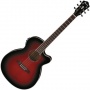 AKUSTIK-ELEKTRO GITARRE IBANEZ TRANSPARENT RED Bild 1