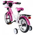 BIKESTAR Premium Kinderfahrrad ab 3 Jahren Pink u Wei Bild 1