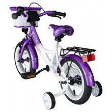 BIKESTAR Premium Kinderfahrrad ab 3 Jahre, Lila u Wei Bild 1