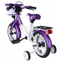 BIKESTAR Premium Kinderfahrrad ab 3 Jahre, Lila u Wei Bild 1
