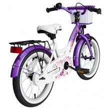 BIKESTAR Premium Kinderfahrrad ab 4 Jahren,Lila u Wei Bild 1