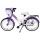 BIKESTAR Premium Kinderfahrrad ab 4 Jahren,Lila u Wei Bild 3