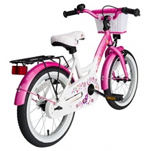 BIKESTAR Premium Kinderfahrrad,ab 4 Jahren,Pink u Wei Bild 1