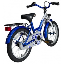 BIKESTAR Premium Kinderfahrrad,ab 4 Jahren,Silber,Blau Bild 1