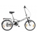 terrabikes Faltrad,3 Gang, silber,20 Zoll,Klappfahrrad Bild 1
