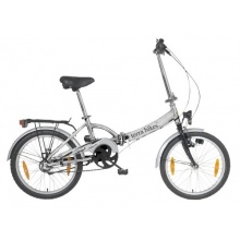 terrabikes Faltrad,3 Gang, silber,20 Zoll,Klappfahrrad Bild 1