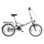 terrabikes Faltrad,3 Gang, silber,20 Zoll,Klappfahrrad Bild 1