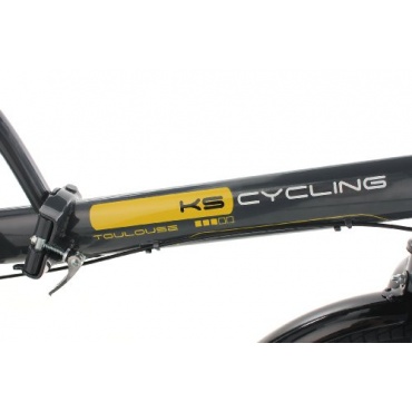 KS Cycling Klappfahrrad Toulouse RH 32 cm, Grau, 20 Bild 1
