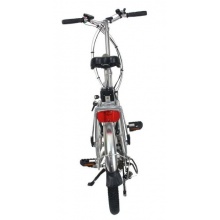 AsVIVA Elektrofahrrad Klappfahrrad, Silber, 20 Zoll Bild 1