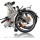 AsVIVA Elektrofahrrad Klappfahrrad, Silber, 20 Zoll Bild 3