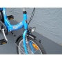 20 Zoll TEXO FALT Klappfahrrad BIKE 3 Gang blau Bild 1