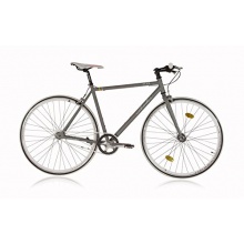 Singlespeed 28er Rennrad von Leader FF1 Grau 53cm Bild 1