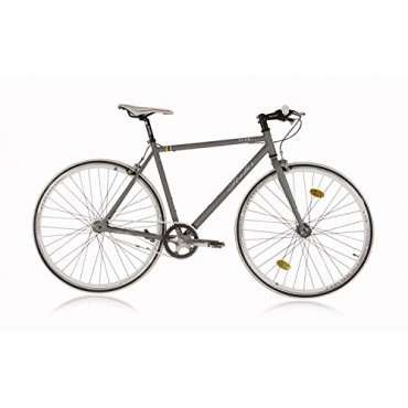 Singlespeed 28er Rennrad von Leader FF1 Grau 53cm Bild 1