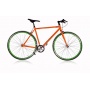 Singlespeed 28er Rennrad von Leader Orange/Grn 59cm Bild 1