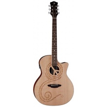 Luna OCL PCE Oracle Peace Gitarre Bild 1