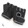 SODIAL (R) Feldhockey Handschuhe-Schwarz grauer Rand L Bild 1