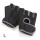 SODIAL (R) Feldhockey Handschuhe-Schwarz grauer Rand L Bild 1