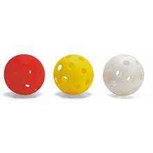 Floorball Rollhockey Ball 6er Set 70mm in wei Bild 1