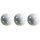 Rollhockey Ball 3er Set, wei von Realstick Bild 2