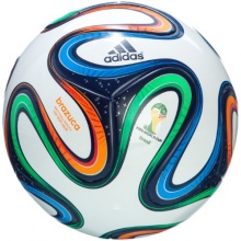 adidas Fuball Brazuca Top Replique, White/Night Blue Bild 1