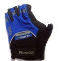 Roeckl Gel Fahrradhandschuhe Sommer schwarz blau 6 1/2 Bild 1