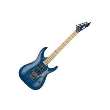 LTD by ESP MH 103 QM See Thru Blue E-Gitarre Bild 1