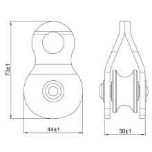 Singing Rock Pulley Seilrolle Aliens Bild 1