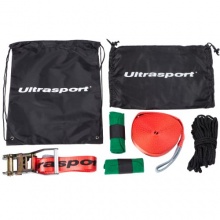 Ultrasport Slackline Set inkl. Baumschutz Hilfsseil Bild 1