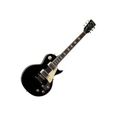 VINTAGE V100BBCR Les Paul Gloss Black E-Gitarre Bild 1
