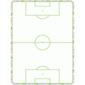 Taktifol Fussball Set Rolle mit 25 Blatt,Taktikboard  Bild 1