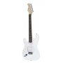 DIMAVERY ST-203 E-Gitarre LH, wei Bild 1