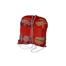 Boje Sport Ballnetz fr 4 Blle, rot - Fuball Bild 1