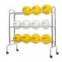 Sport-Tec Ballregal Ballwagen fr max.12 Blle,fahrbar Bild 1