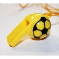 4er Set Trillerpfeifen, Signalpfeifen Fussball Design Bild 1