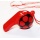 4er Set Trillerpfeifen, Signalpfeifen Fussball Design Bild 3