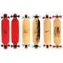 Nijdam Longboard mit Design,Blank Schwarz Rot, 42 zoll Bild 1