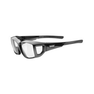 Uvex Ultra Spec L Fahrradbrille schwarz klar Bild 1