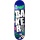 Baker Skateboard Deck, White Floral 8,125 Blue/White Bild 1