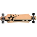 Sell-tex Skateboard Racing Star black 102 cm ABEC-7 Bild 1