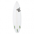 Pyzel Grunt Surfboard - White Bild 1