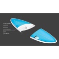 TORQ Epoxy 5.11 Fish Blue Fade Surfboard  Bild 1