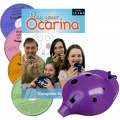 Englische Okarina LILA und COMPLETE Play your Ocarina Books Set Bild 1