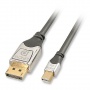 Cromo DisplayPort Kabel Mini DisplayPort 3 m anthrazit Bild 1
