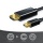 CSL DisplayPort Kabel HDMI 5m Full HD schwarz Bild 1