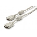 Teccus DVI Kabel Single-Link DVI-D Stecker grau 1,8m  Bild 1