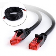 CSL Ethernet Kabel kompatibel zu CAT.5 10m schwarz Bild 1