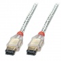 Lindy FireWire Kabel 6 Pol/6 Pol-Stecker 2m Bild 1