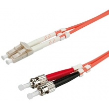 ROLINE LWL-Kabel Glasfaser Kabel LC/ST 5m orange Bild 1