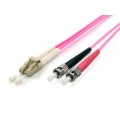 Equip Pro Patch Glasfaser Kabel LC Multi-Mode ST 2m Bild 1